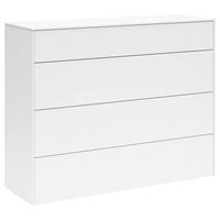 SIDEBOARD Riverside  in 121/97/42 cm  - Schwarz/Weiß, Design, Holzwerkstoff/Kunststoff (121/97/42cm) - SetOne by Musterring