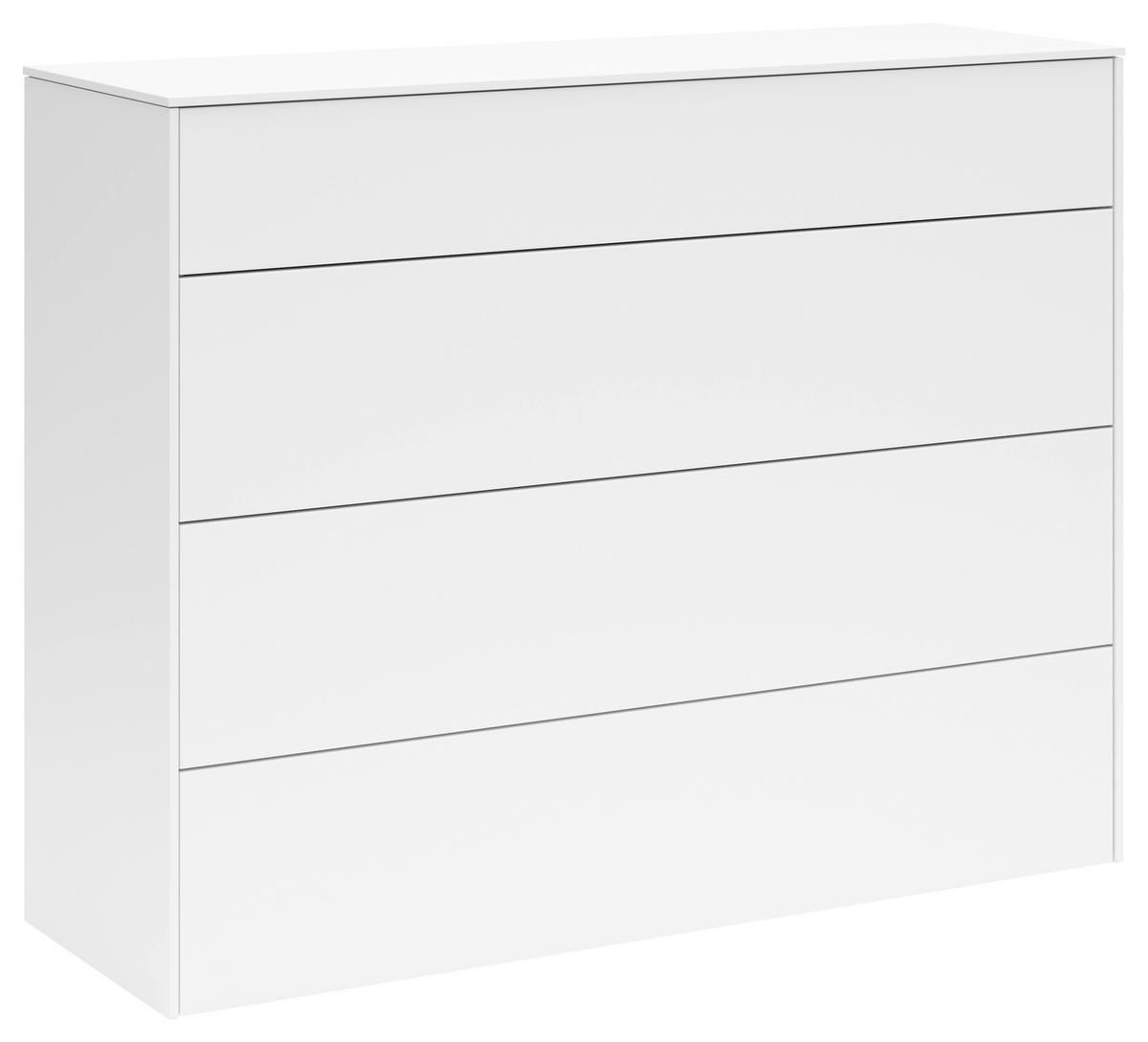 SIDEBOARD Riverside  in 121/97/42 cm  - Schwarz/Weiß, Design, Holzwerkstoff/Kunststoff (121/97/42cm) - SetOne by Musterring