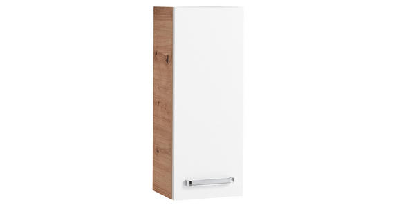 HÄNGESCHRANK 25/63/20 cm - Chromfarben/Eiche Artisan, KONVENTIONELL, Holzwerkstoff (25/63/20cm) - Xora