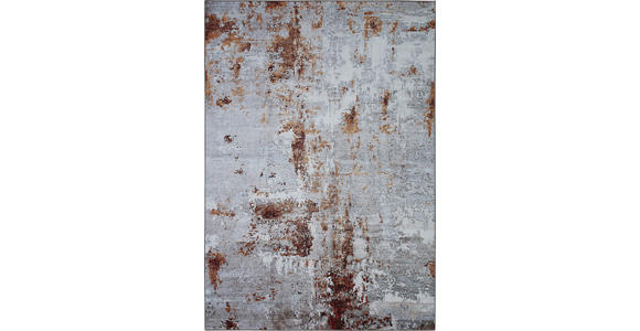 VINTAGE-TEPPICH 120/170 cm Lago Grau, Rostfarben - Rostfarben/Grau, Design, Textil (120/170cm) - Novel