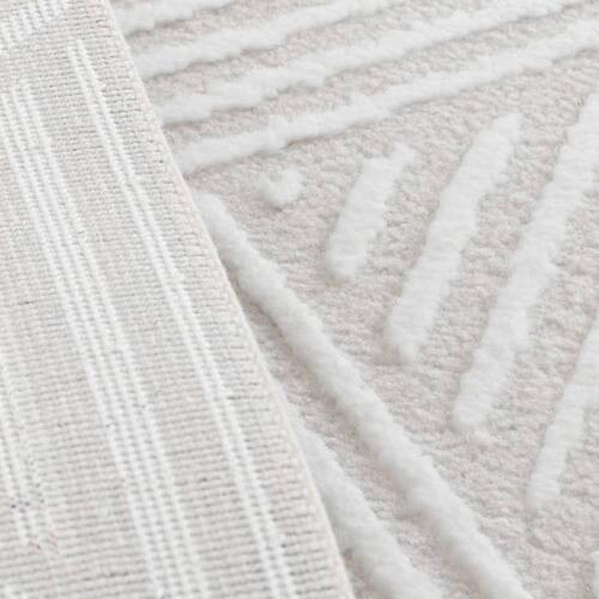 WEBTEPPICH 80/150 cm GLORY Creme  - Creme, Basics, Textil (80/150cm)