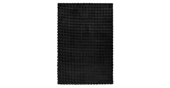 HOCHFLORTEPPICH 80/150 cm Hailey Schwarz  - Schwarz, Basics, Textil (80/150cm) - Novel