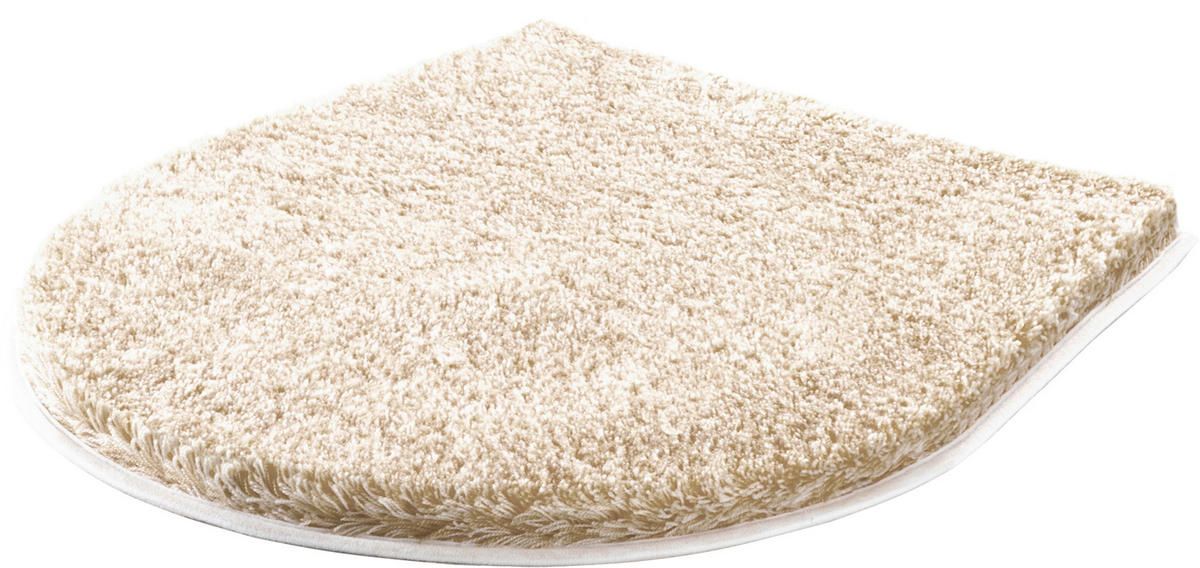 WC-DECKELBEZUG Champagner 47/50 cm  - Champagner, Basics (47/50cm) - Grund