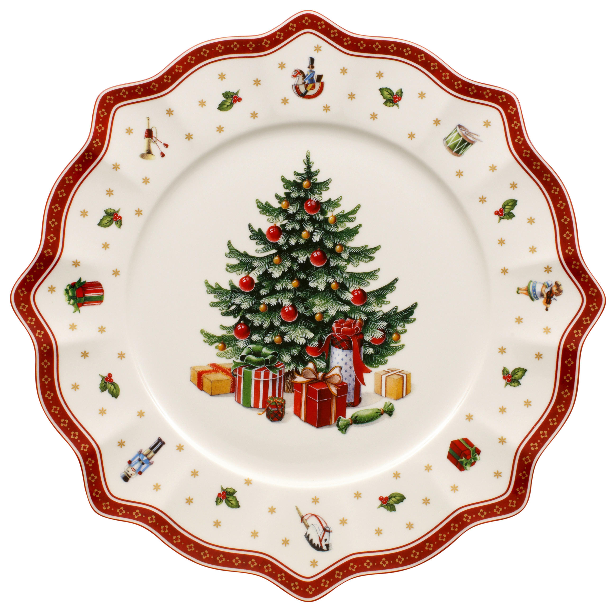 DEKOTELLER - Rot/Multicolor, Basics, Keramik (35cm) - Villeroy & Boch