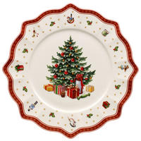 UKRASNI TANJIR  zelena, višebojna, crvena, bela  keramika  - zelena/bela, Dizajnerski, keramika (35cm) - Villeroy & Boch