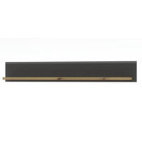 WANDBOARD in 160/24/22 cm Graphitfarben, Eiche Artisan  - Graphitfarben/Eiche Artisan, Design, Holzwerkstoff (160/24/22cm) - MID.YOU