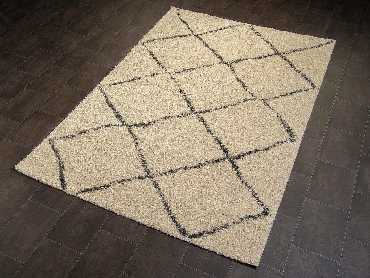 HOCHFLORTEPPICH 80/150 cm Gelb  - Gelb, Design, Textil (80/150cm) - Novel