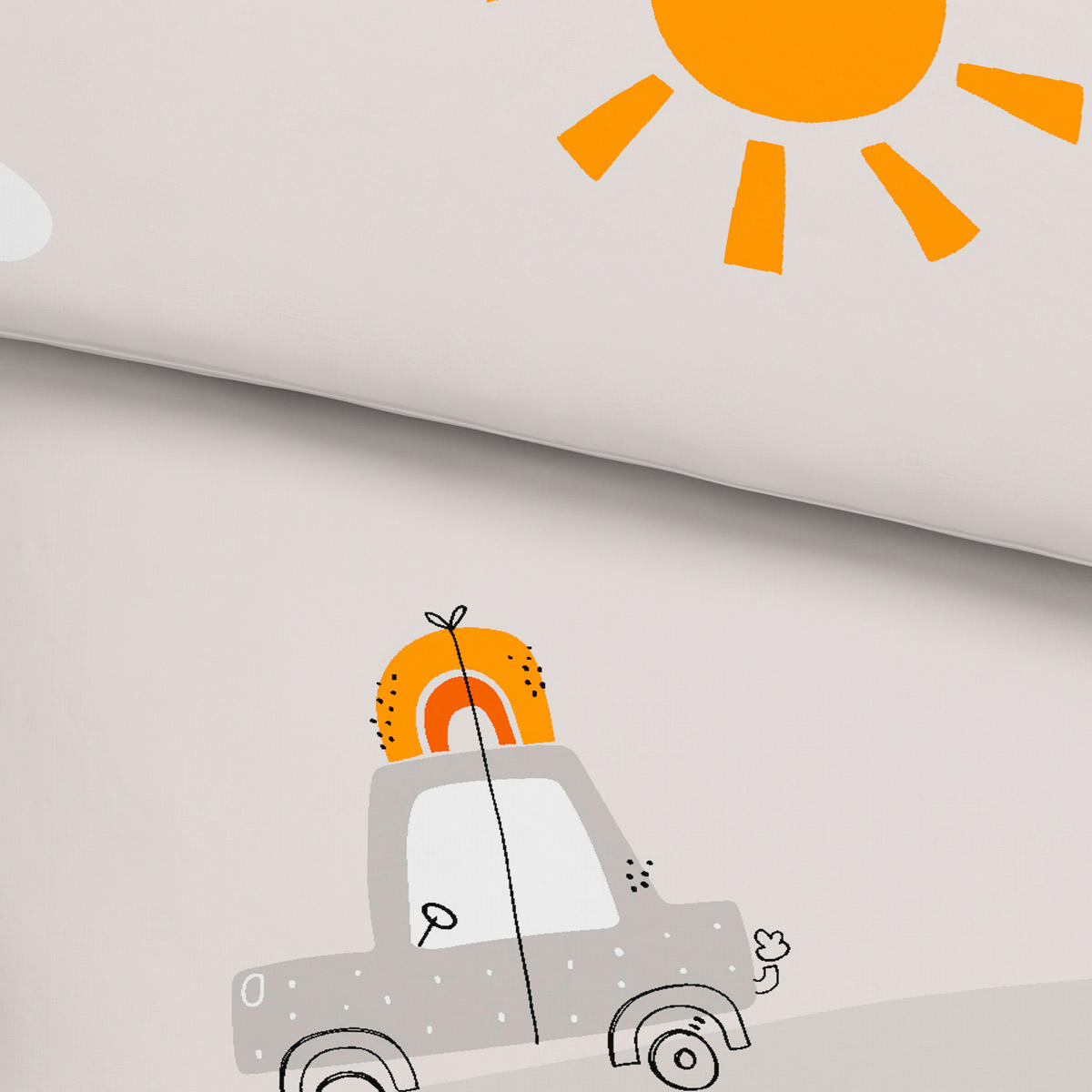 BABYBETTWÄSCHE Flanell 100/135 cm  - Weiß, Basics, Textil (100/135cm) - Patinio