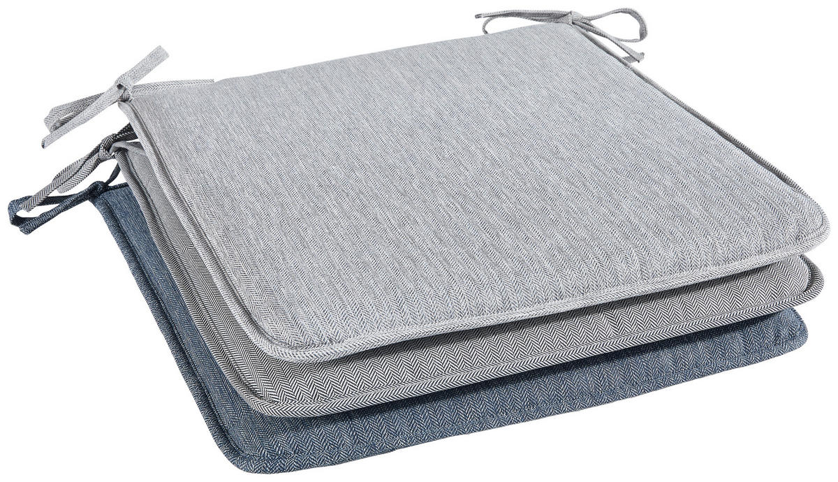 GARTENSITZKISSEN 45/45 cm  - Hellgrau, Textil (45/45cm) - Ambia Garden