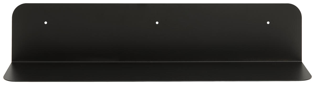 WANDBOARD Schwarz  - Schwarz, Design, Metall (60/12/12cm) - MID.YOU