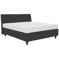 BOXSPRINGBETT 180/200 cm  in Anthrazit  - Anthrazit/Schwarz, Design, Holzwerkstoff/Kunststoff (180/200cm) - RUF Betten