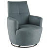 SESSEL Webstoff Blau    - Blau/Schwarz, Design, Textil/Metall (80/96/88cm) - SetOne by Musterring