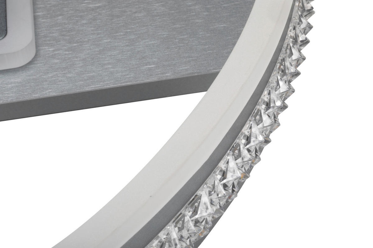 LED PLAFONJERA - siva, Lajfstajl, metal (41/8,6cm) - Ambiente