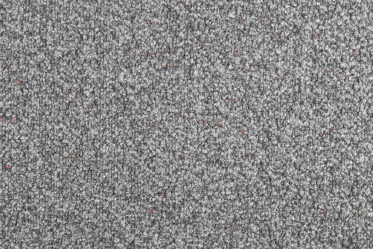 ECKSOFA  in Chenille Greige  340/190 cm  - Greige/Schwarz, Design, Kunststoff/Textil (340/190cm) - Belluti