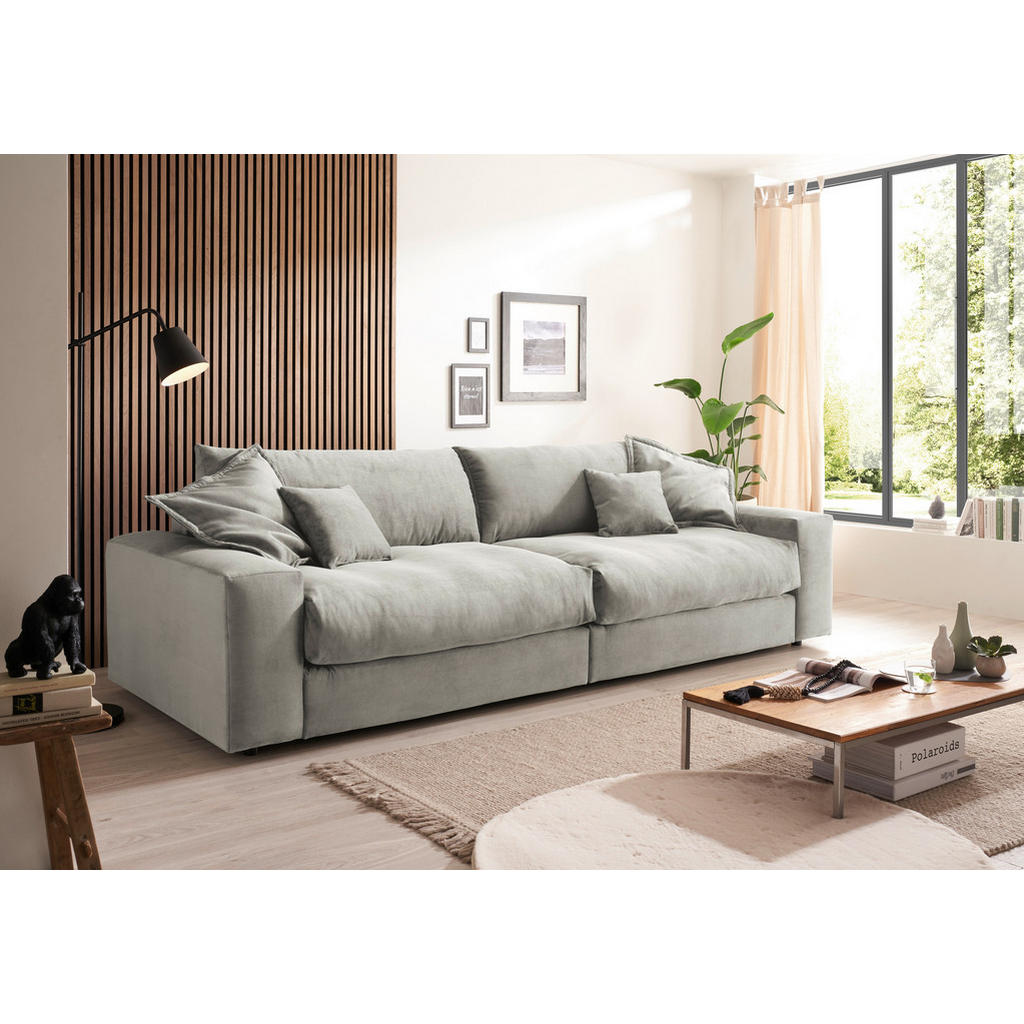 Canapea Bigsofa, textil, bej