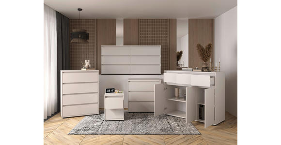 SIDEBOARD in 160/79/48 cm - Kaschmir/Anthrazit, Design, Holzwerkstoff/Kunststoff (160/79/48cm) - Carryhome