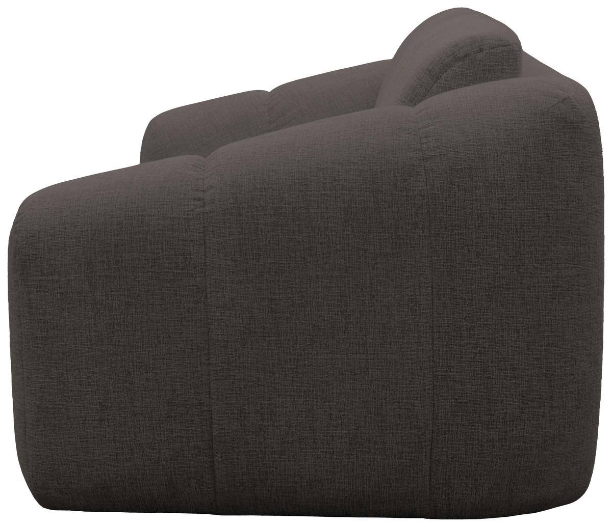 SCHLAFSOFA Chenille Dunkelbraun  - Beige/Dunkelbraun, MODERN, Kunststoff/Textil (192/85/110cm) - Livetastic