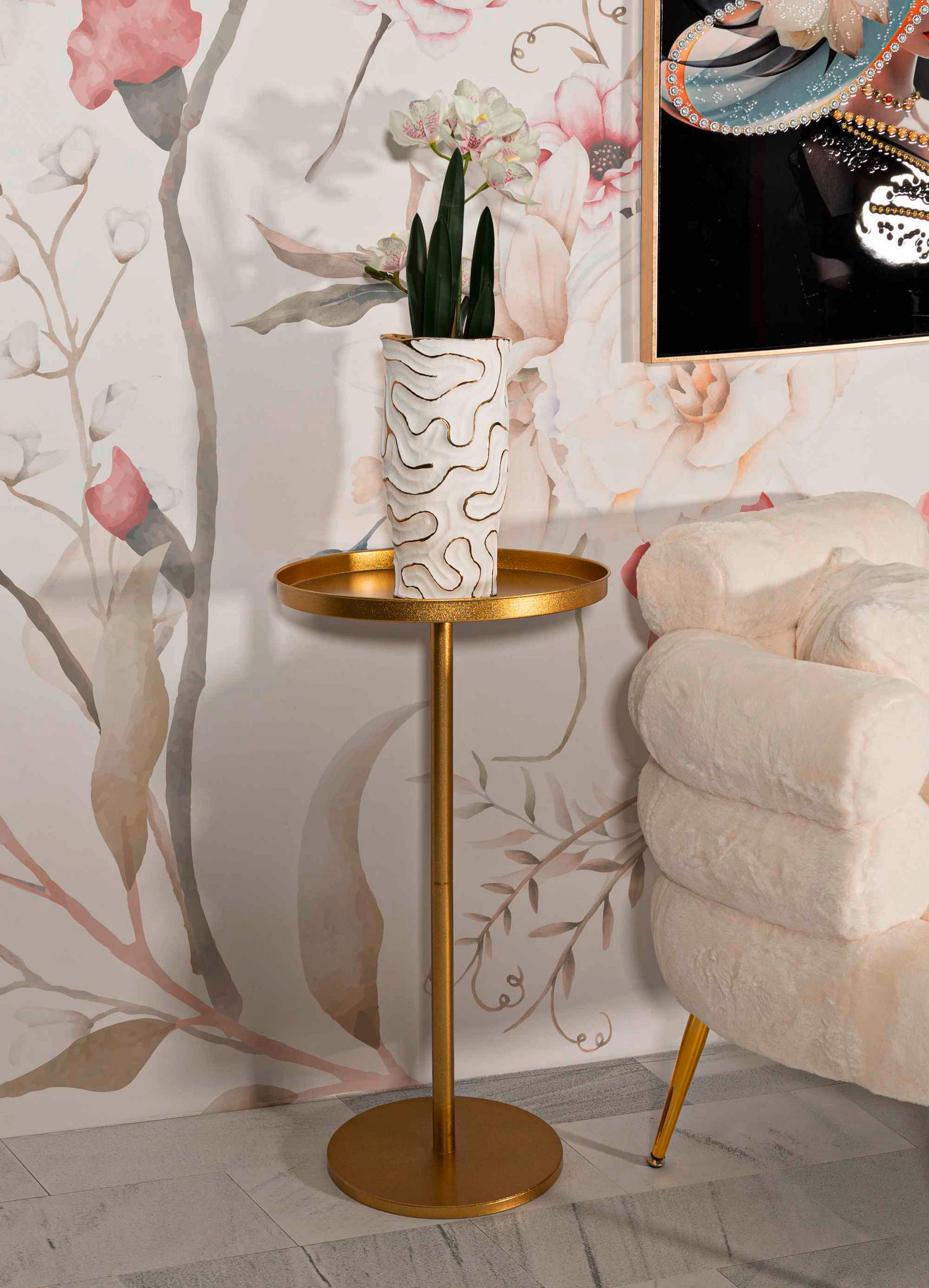 COUCHTISCH - Goldfarben, Basics, Metall (51/100/51cm)
