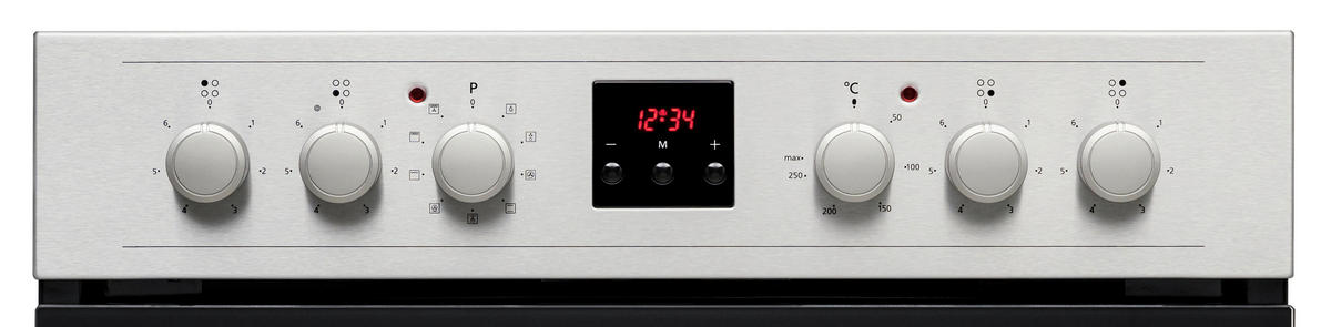 HERDSET SHARP K-62D19IM0-EU  - Edelstahlfarben/Schwarz, Basics (59,5/59,5/57,5cm) - Sharp