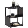 BEISTELLTISCH in Metall 40/30/51 cm  - Schwarz, Trend, Kunststoff/Metall (40/30/51cm) - Carryhome