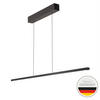 LED-HÄNGELEUCHTE Pendelleuchte 18/18 Down Gestensteuerung 118/1,8/1,8 cm   - Schwarz, Design, Metall (118/1,8/1,8cm) - Ambiente