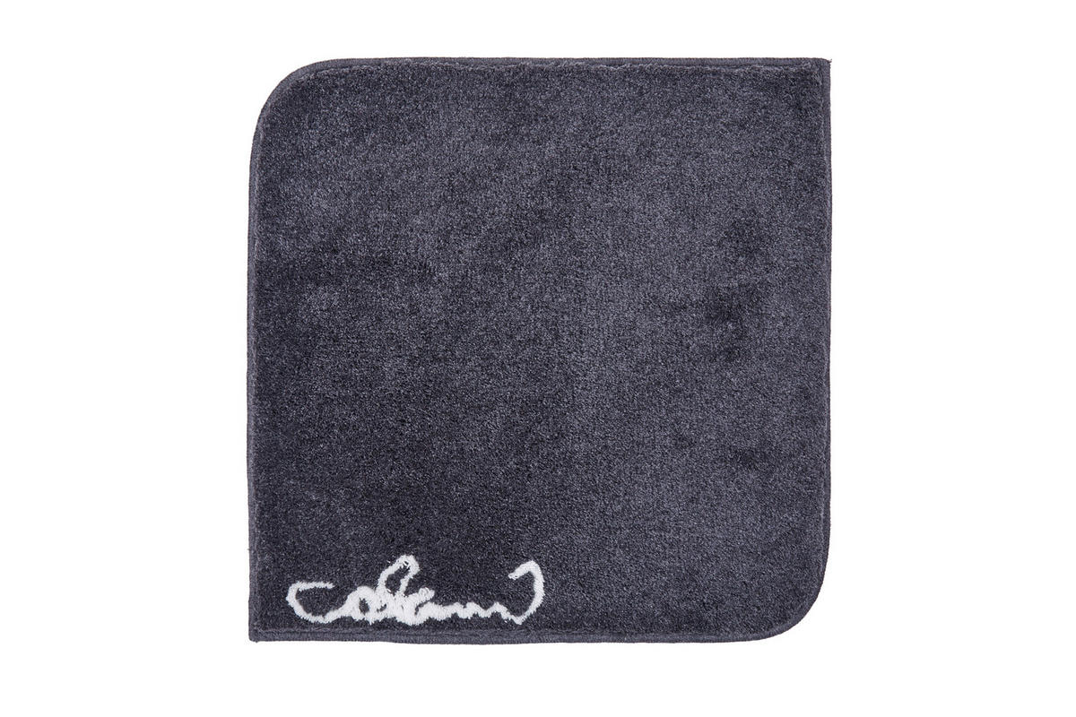 PREDLOŽKA PRED BIDET, 60/60 cm - antracitová, Basics, textil/plast (60/60cm) - Grund