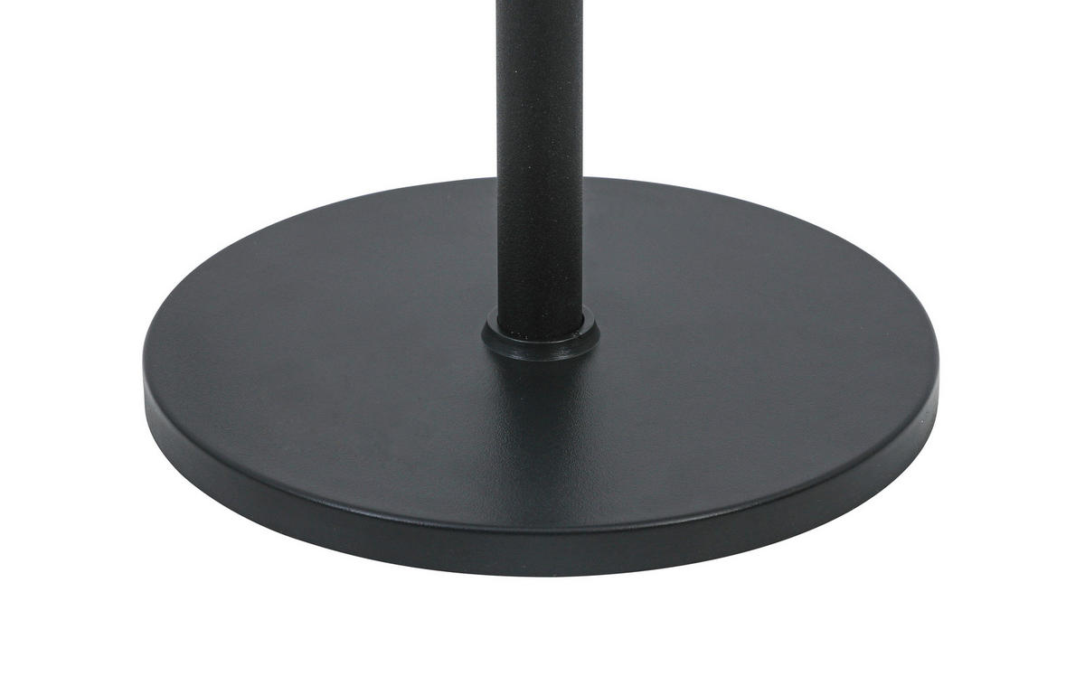 NAMIZNA SVETILKA ZA POLNJENJE        11,5/36,7 cm       - črna/prosojno, Trend, kovina/umetna masa (11,5/36,7cm) - Novel