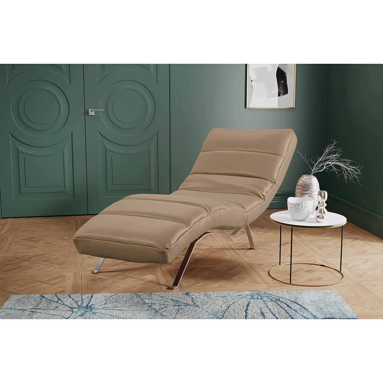 Livetastic Relaxliege Braun 65x65-95x171 cm