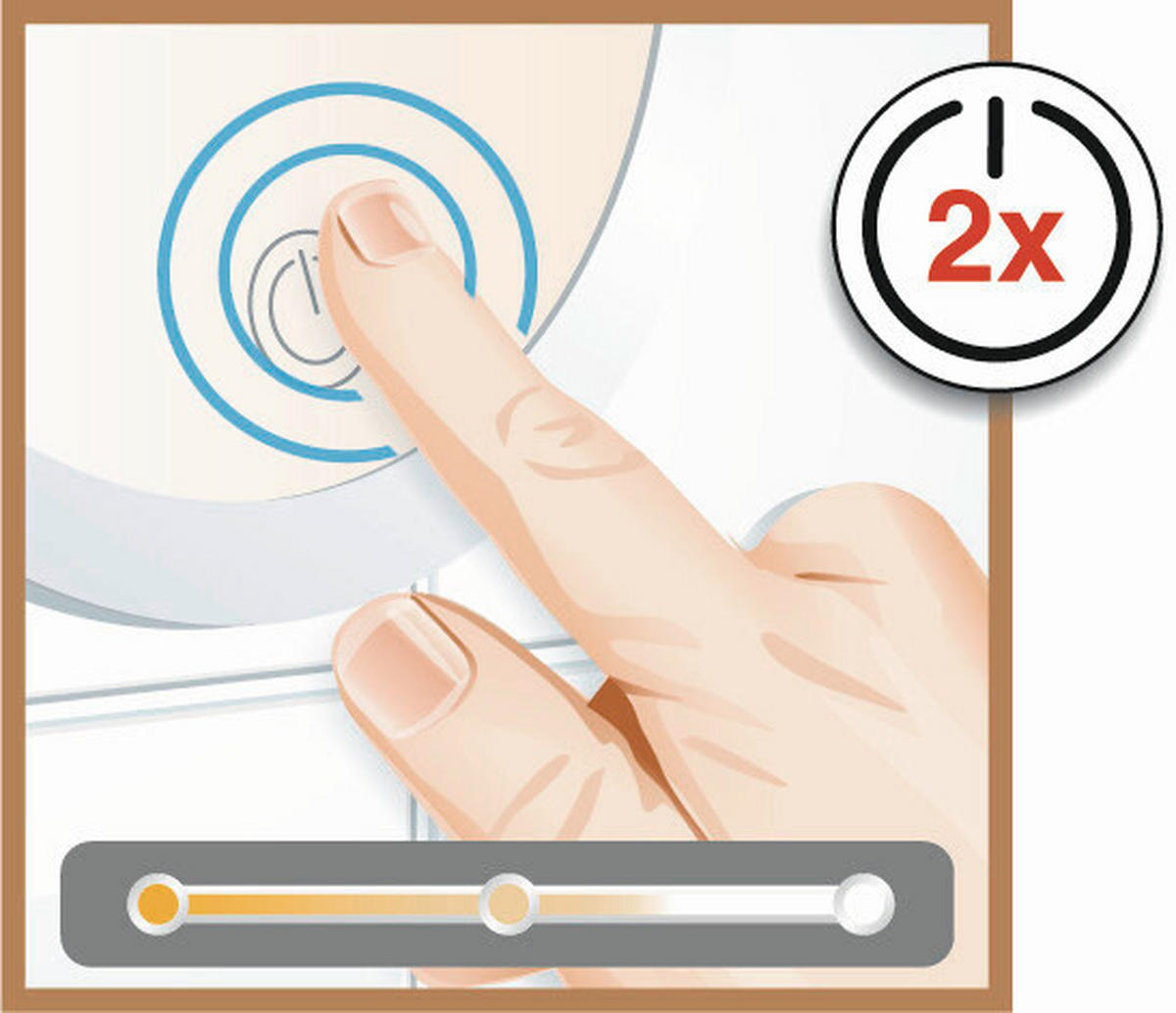 SCHMINKSPIEGEL  - Schwarz, Basics, Metall (18/18/18,5cm) - Tesa