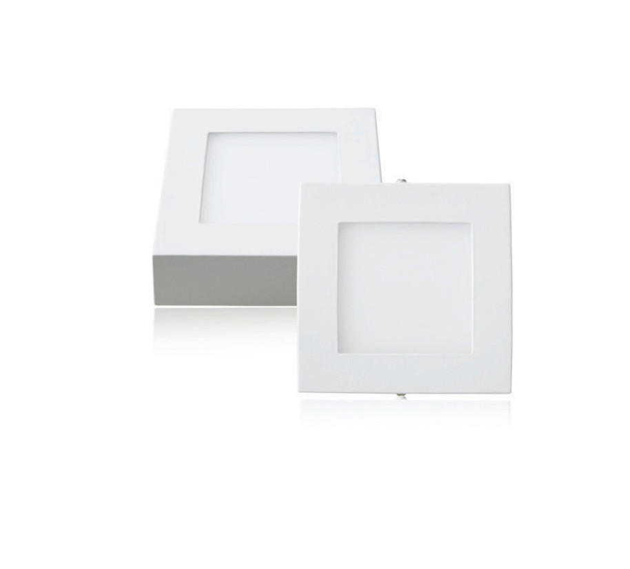 LED-PANEL   6 W//4000 K// - bela, Basics, kovina/umetna masa (12/12cm)