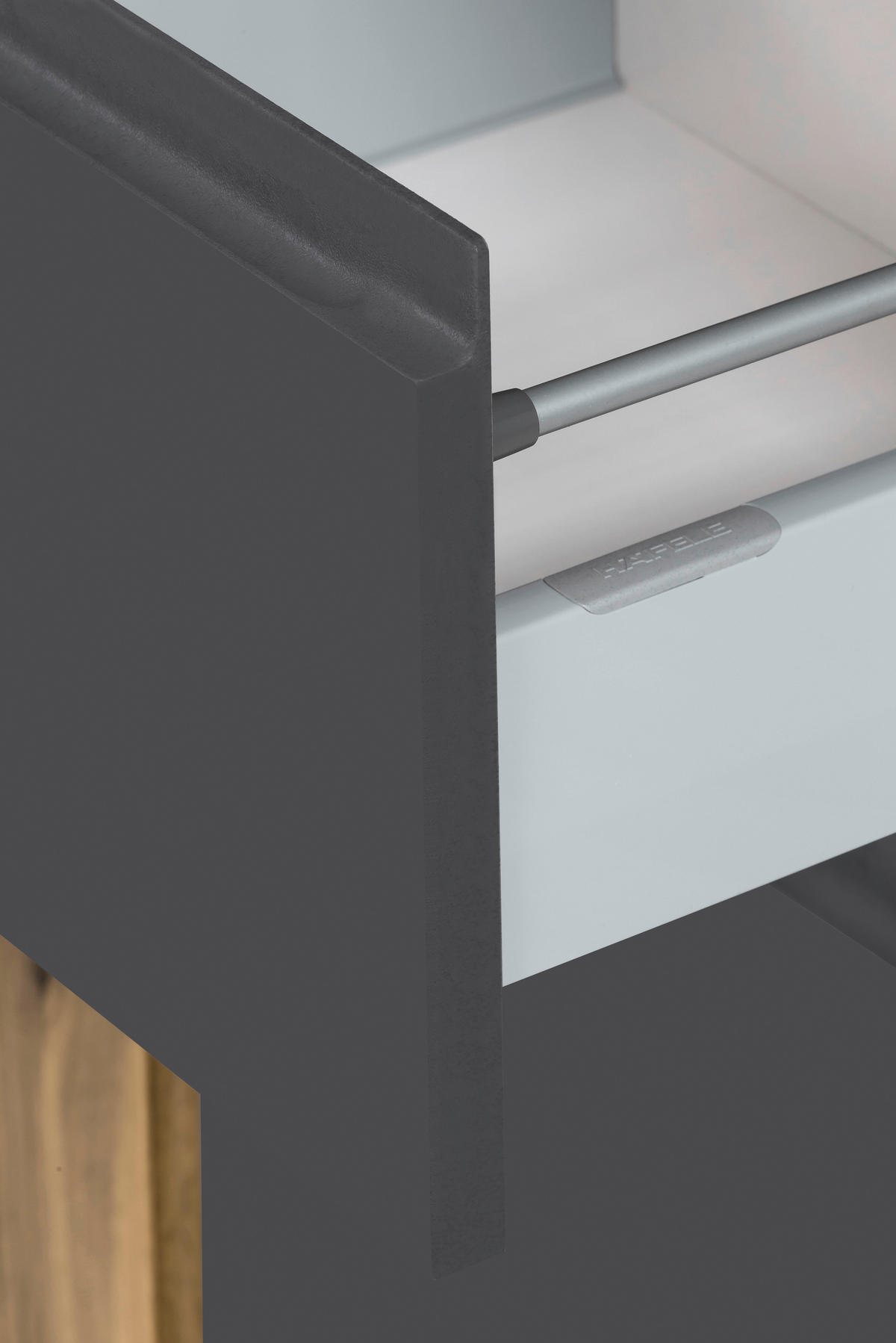 HOCHSCHRANK 65/180/35 cm  - Eiche Wotan/Grau, MODERN, Holzwerkstoff (65/180/35cm) - Held