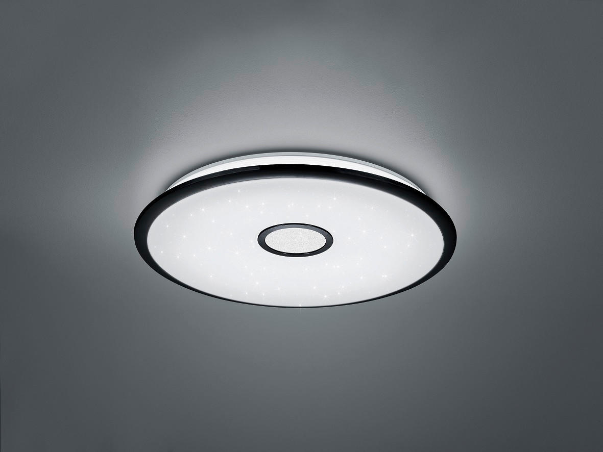 STROPNA LED-SVETILKA  Okinawa 18 W//3000-5500 K/230 V/ - črna/bela, Trendi, umetna masa (42,00/7,5cm)