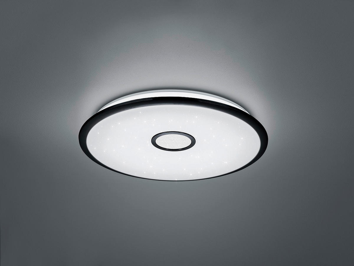 STROPNA LED-SVETILKA  Okinawa 18 W//3000-5500 K/230 V/ - črna/bela, Trendi, umetna masa (42,00/7,5cm)