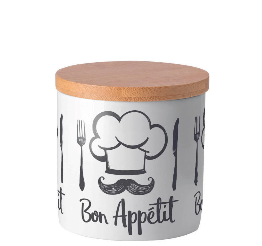 POSODA ZA SHRANJEVANJE     10/10/10 cm         - bela, Basics, keramika (10/10/10cm)