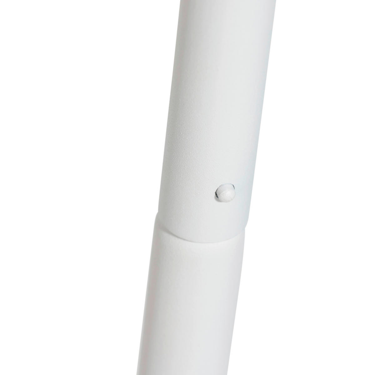 FEDERWIEGE Set inkl. Tipi-Gestell und Motor  Grau, Weiß  - Weiß/Grau, Basics, Kunststoff/Textil (135/194/135cm) - SCHMUSEWOLKE