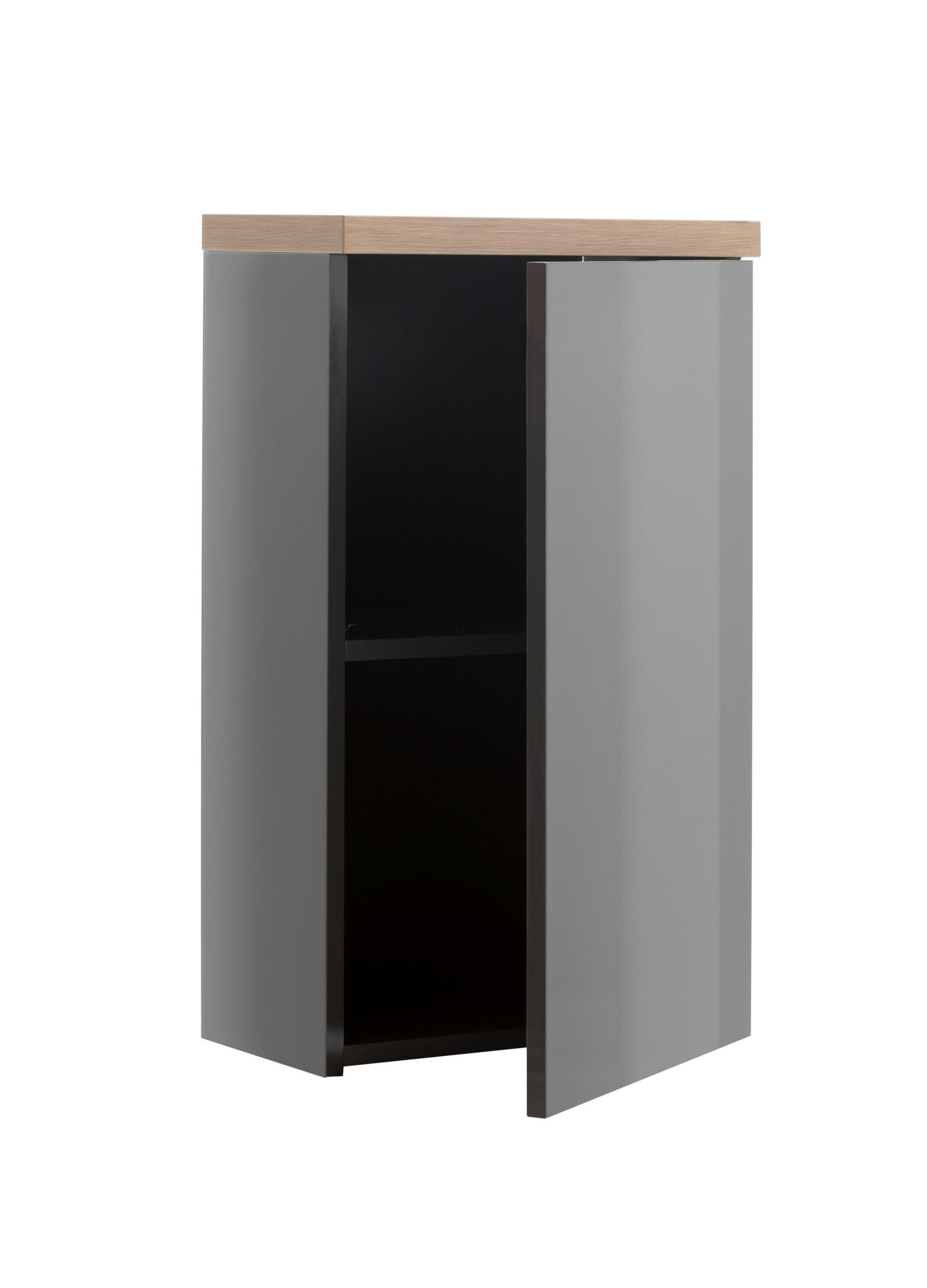 VISEČA OMARA 39.6/66.8/22 cm - Moderno, leseni material (39.6/66.8/22cm)