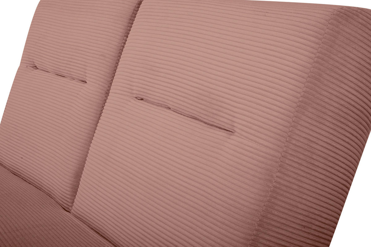 SCHLAFSOFA Cord Altrosa  - Altrosa, Design, Textil (159/88/160cm) - Livetastic