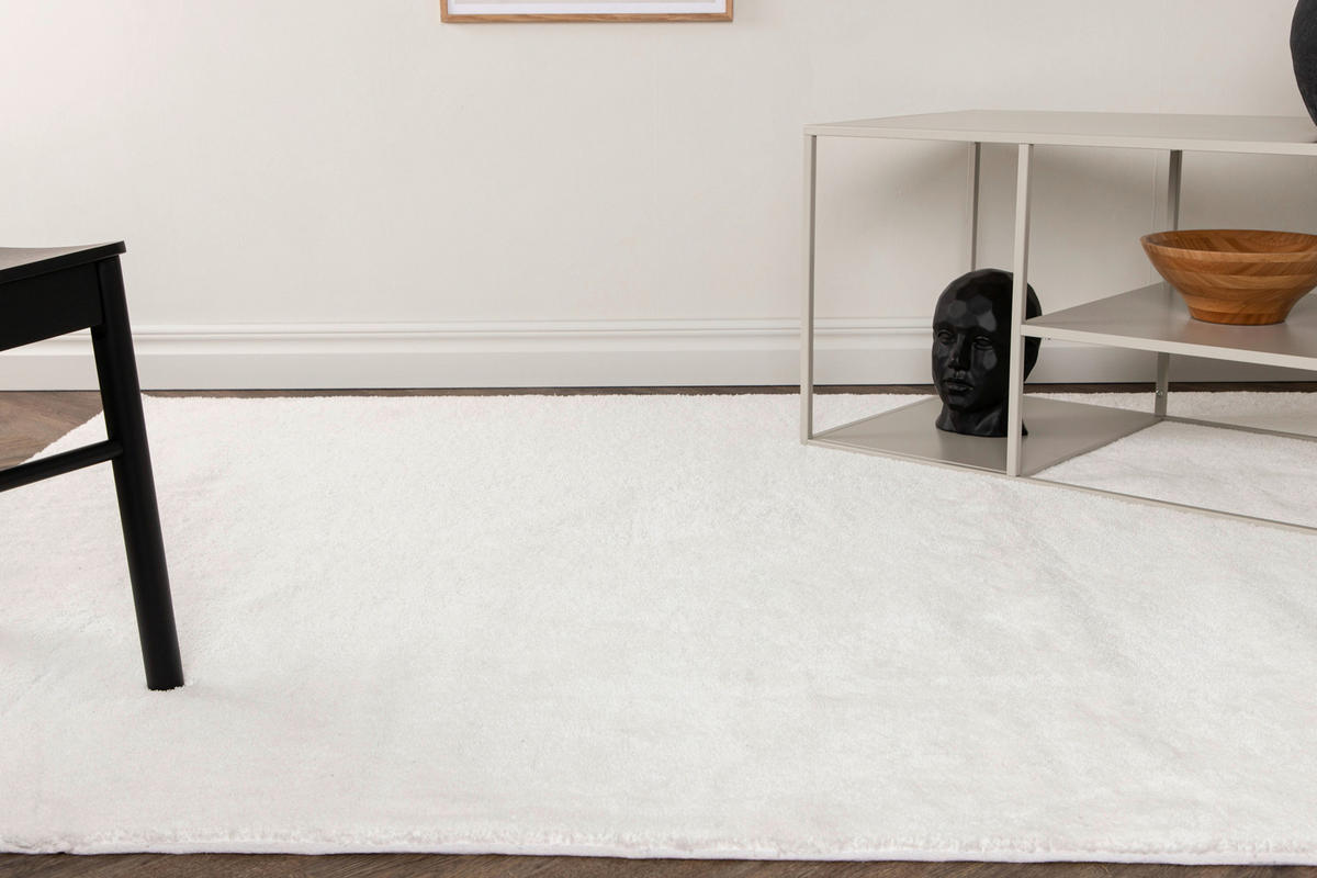 HOCHFLORTEPPICH 170/240 cm Weiß  - Weiß, LIFESTYLE, Textil (170/240cm) - P & B