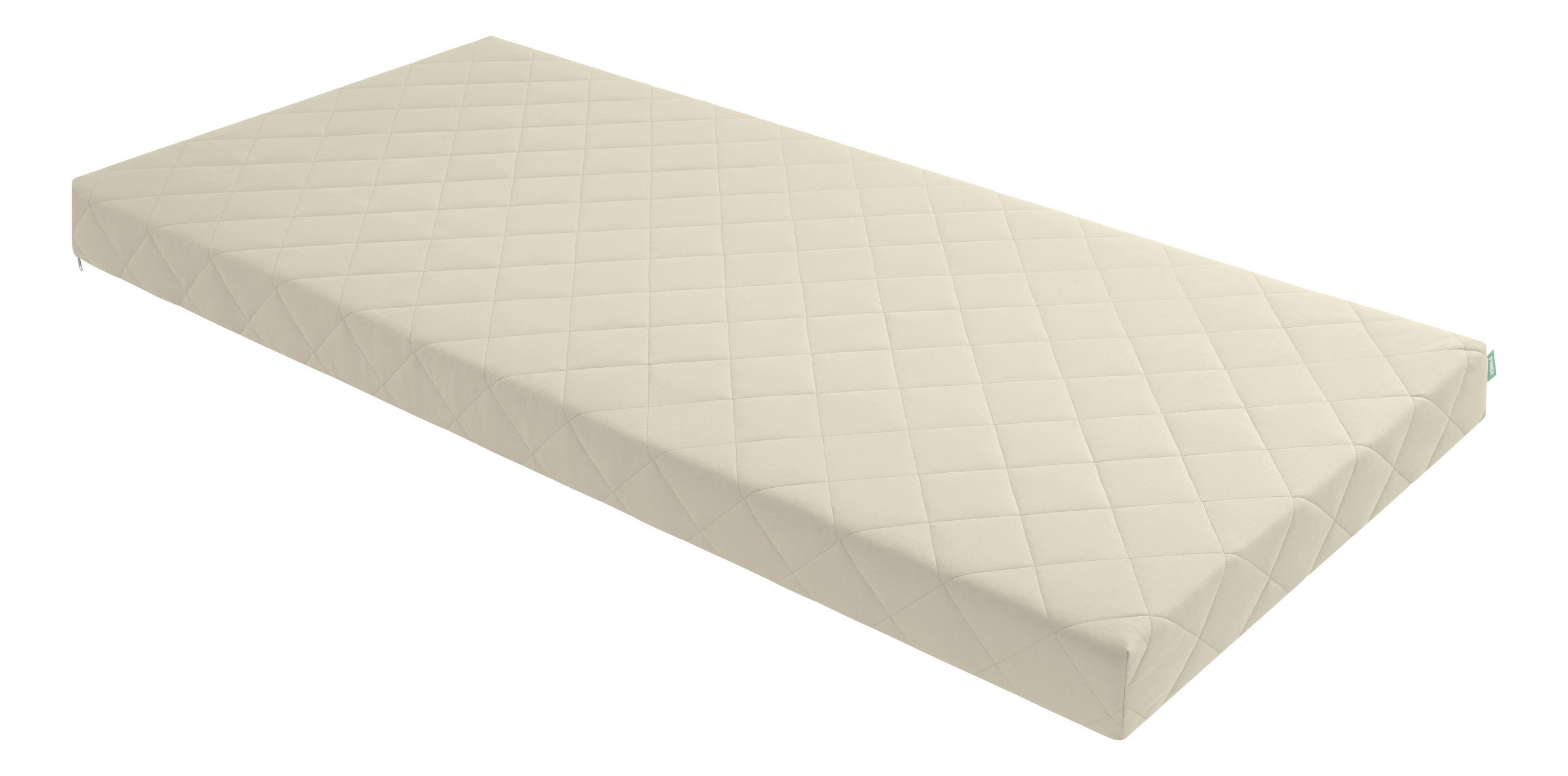 JUGENDMATRATZE 90/200 cm, Höhe ca.: 13 cm, H2 = mittel, 7-Zonen - Beige, Basics, Textil (90/200cm) - Paidi
