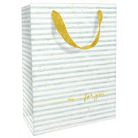 GESCHENKTASCHE  - Salbeigrün, KONVENTIONELL, Papier (24/36/0.5cm)