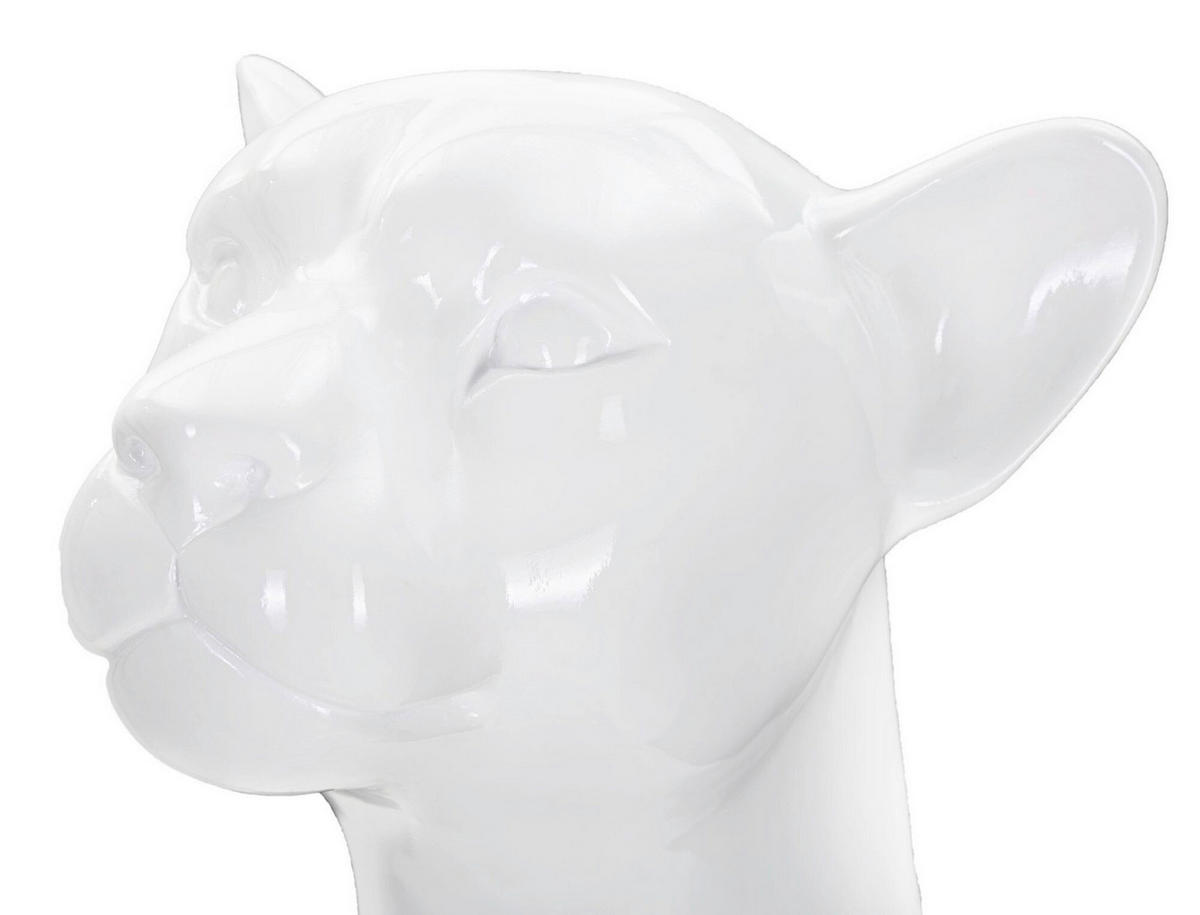 SKULPTUR - Weiß, Basics, Kunststoff (27/74/38cm)