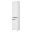 HOCHSCHRANK 40/180/35 cm - Edelstahlfarben/Silberfarben, KONVENTIONELL, Holzwerkstoff/Kunststoff (40/180/35cm) - Xora