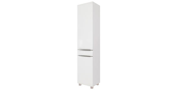 HOCHSCHRANK 40/180/35 cm - Edelstahlfarben/Silberfarben, KONVENTIONELL, Holzwerkstoff/Kunststoff (40/180/35cm) - Xora