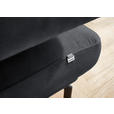 ECKSOFA in Chenille Dunkelgrau  305/224 cm  - Dunkelgrau/Schwarz, Design, Textil/Metall (305/224cm) - Dieter Knoll