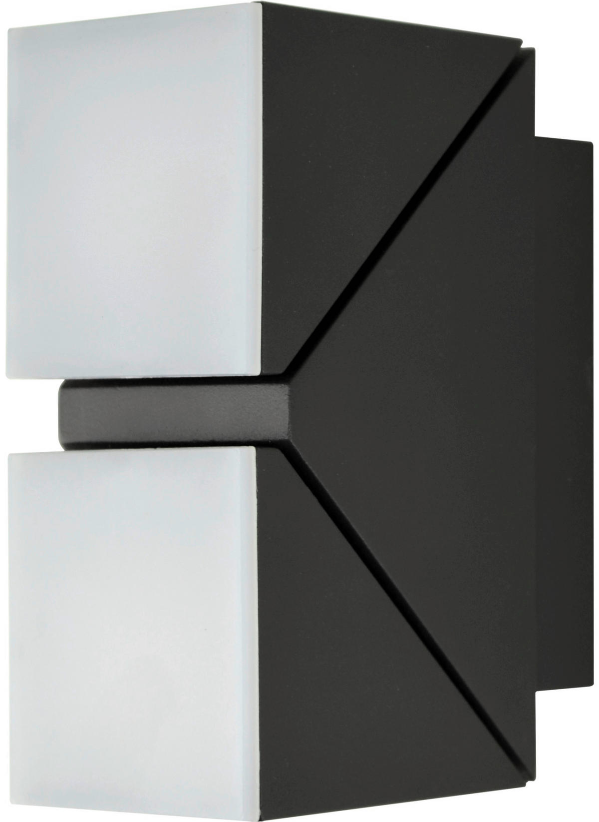 AUßENWANDLEUCHTE Lyra 6,2/15,6/8,3 cm   - Anthrazit, Design, Kunststoff/Metall (6,2/15,6/8,3cm)