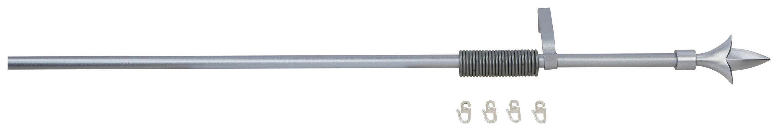 GARNÝŽ S PŘÍSLUŠENSTVÍM  130-240 cm - barvy stříbra, Konvenční, kov (130-240cm) - Ondega