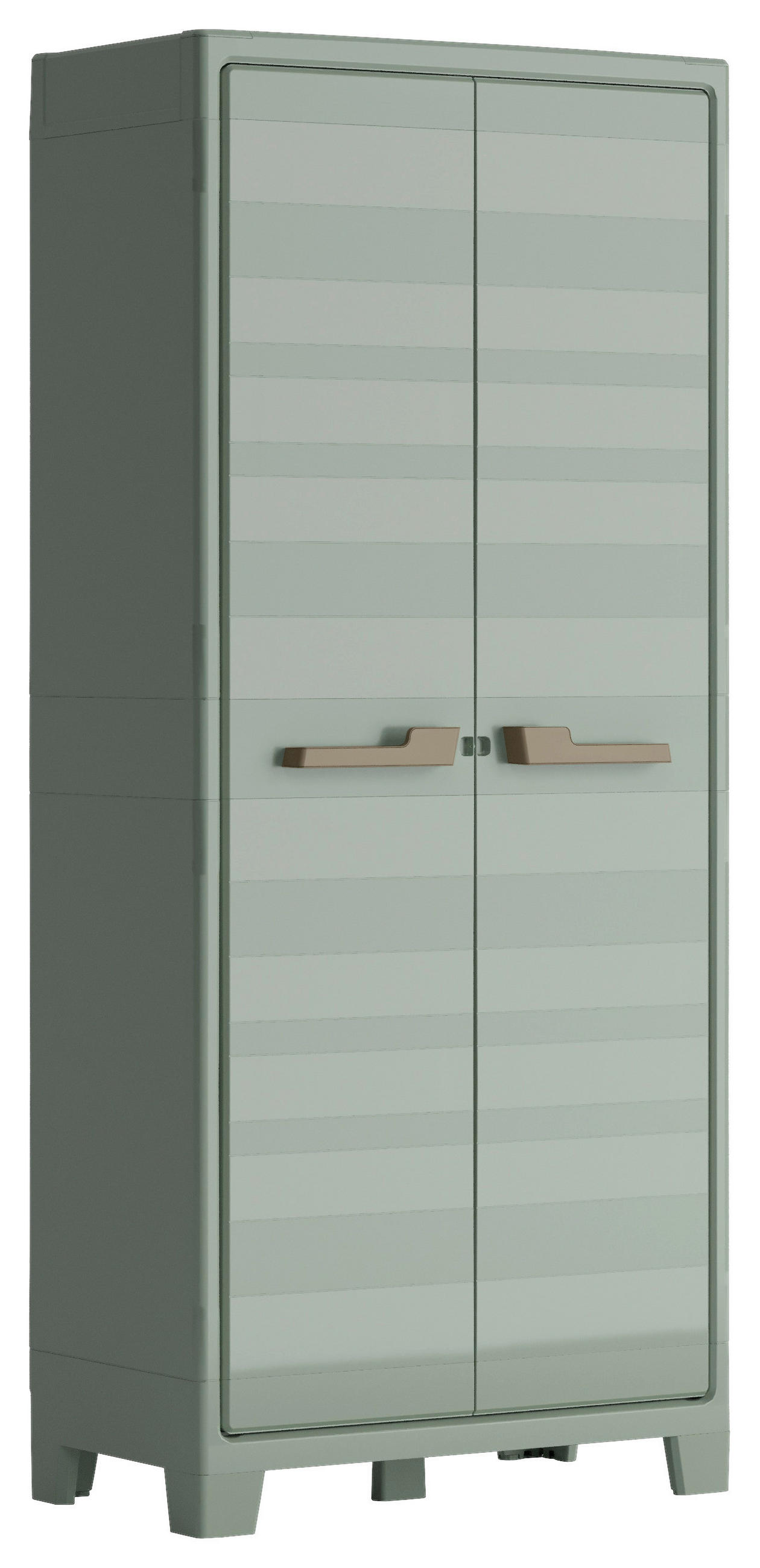 GERÄTESCHRANK 80/182/44 cm  - Jadegrün, Design, Kunststoff (80/182/44cm) - Keter