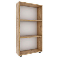 REGAL Honigeiche  - Honigeiche/Schwarz, MODERN, Holzwerkstoff/Kunststoff (56/108/20cm) - MID.YOU