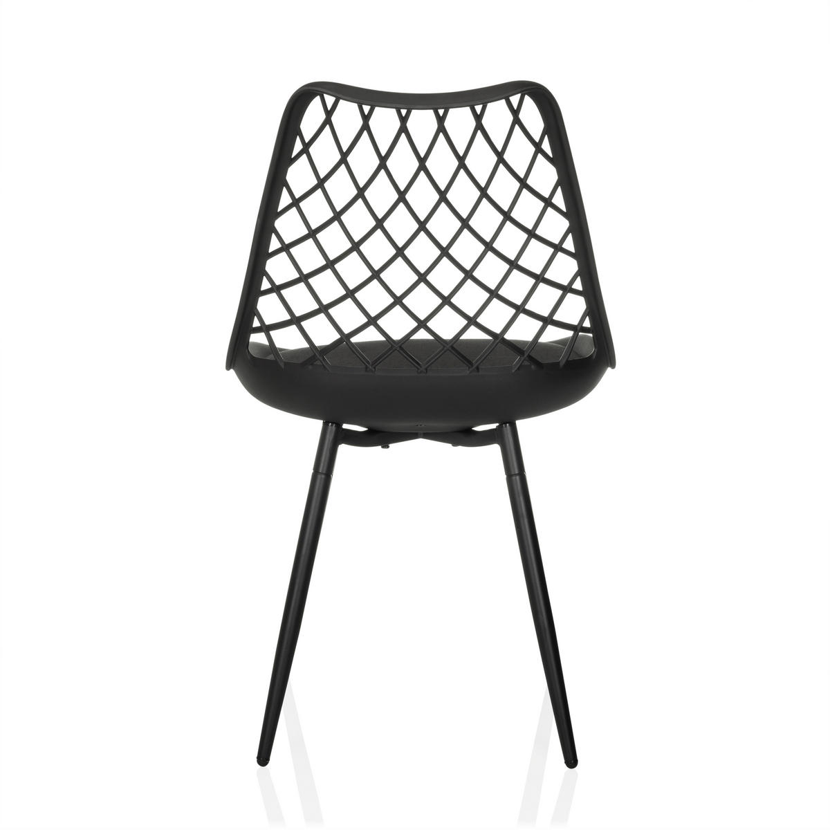 ZAHRADNÍ ŽIDLE, plast - černá, Moderní, kov/plast (48/83/57cm) - MID.YOU