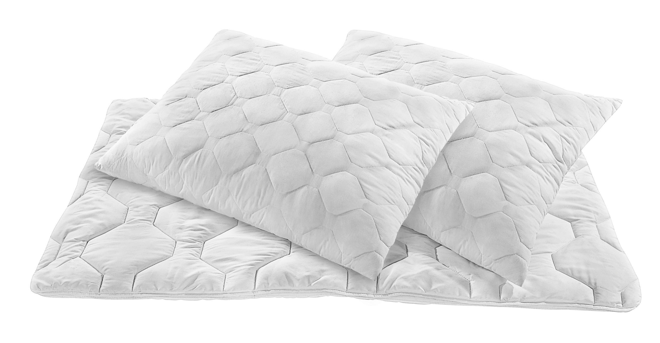 TÄCKE OCH KUDDE 220/50/210/60 cm  - vit, Basics, textil (220/50/210/60cm) - Boxxx